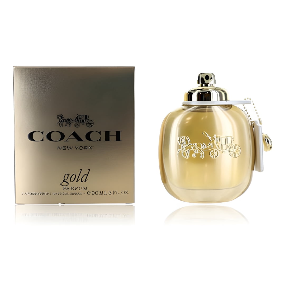 Coach, Ladies Parfum, Gold, 1.0 oz Fragrance, Amber Floral Scent