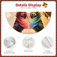 thumbnail image 3 of Balery Colorful Art Dog Printed Christmas Tree Skirt , Merry Christmas Party Christmas Tree Decoration,Adjustable Tree Skirt-30", 3 of 6