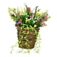 thumbnail image 2 of Flores artificiales de bienvenida, señal de primavera, porche de verano, puerta delantera, cesta colgante, corona de flores silvestres para jardín,, 2 of 10