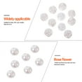thumbnail image 2 of Weiweiguan 50Pcs Sweater Buttons Decorative Shirt Buttons DIY Rose Shape Clothing Buttons, 2 of 7