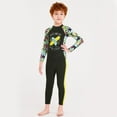 thumbnail image 3 of Traje de neopreno para niños de 2,5 mm para surf, cuerpo completo, traje de buceo para niños y jóvenes, protección UV 5+ S, 3 of 9