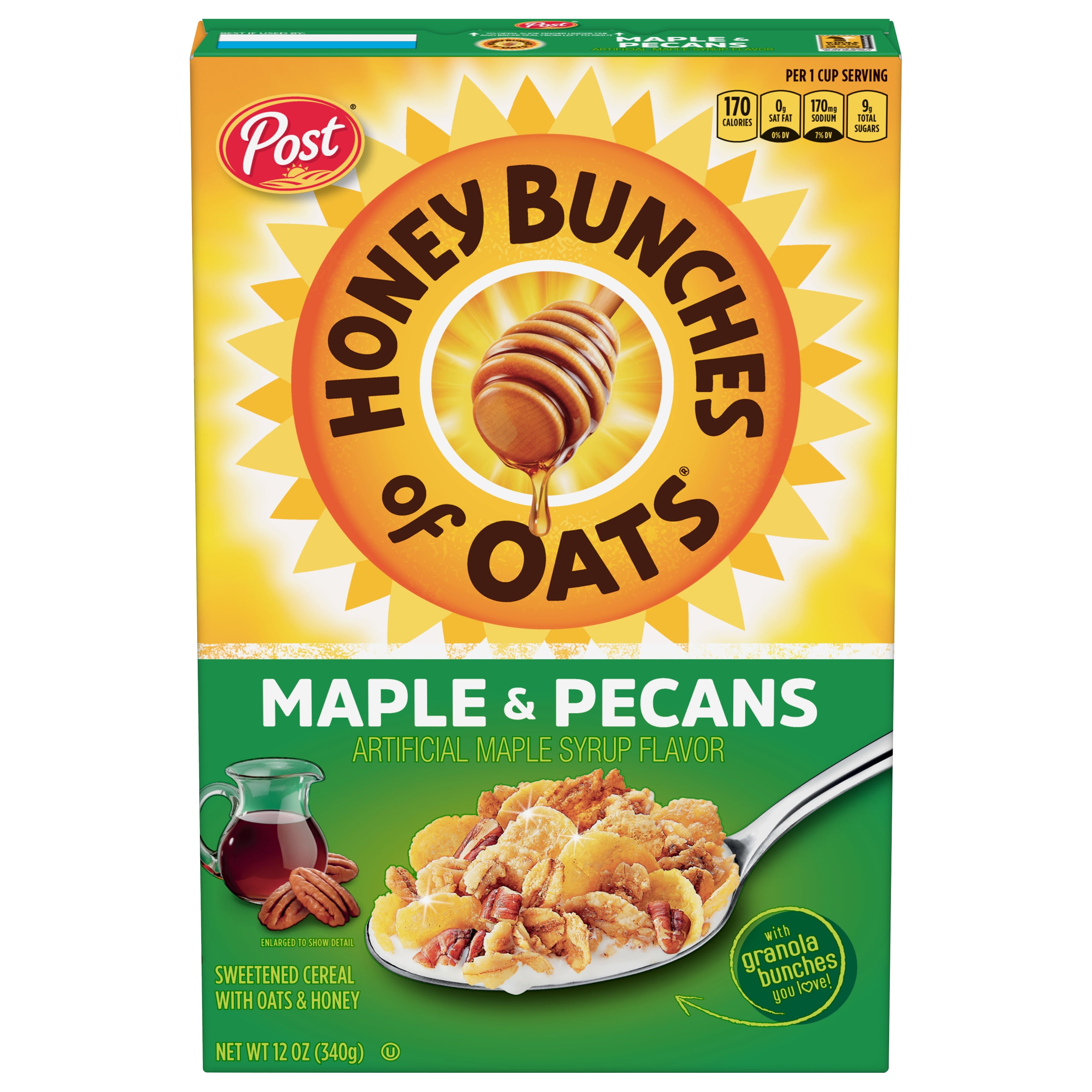 Post Honey Bunches of Oats Maple Pecan Cereal 12oz