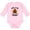 AD-Pink, variant on Thanksgiving Funny Kids Turkey Boys or Girls Long Sleeve Baby Bodysuit