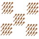thumbnail image 1 of 250 Piezas Cucharas Pequeñas de Madera Mini Cucharas Naturales Cucharadita de Miel de Madera Condimentos de Cocina Cucharas para Cocina (Marrón ), 1 of 1
