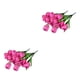 thumbnail image 4 of Flores artificiales tulipanes simulación de tacto Real Matsuzay 2 uds Rosa/Cabeza Grande, 4 of 6