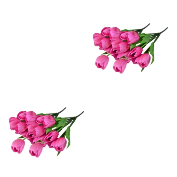 Yuarrent 2 uds flores artificiales tulipanes de seda simulación de tacto Real flor de imitación para arreglos de fiesta en casa Type8 NO8