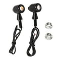 thumbnail image 2 of Amber Turn Signal, Front Rear Turn Signal Lights LED Indicators Amber Yellow DC 12V Universal For Scooter Sports Motorcycle, 2 of 8