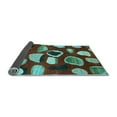 thumbnail image 2 of Ahgly Company Indoor Square Abstract Light Blue Modern Area Rugs, 3' Square, 2 of 4