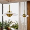 thumbnail image 6 of VONN Ferrara Height Adjustable ETL Certified Integrated LED Pendant in AB, 6 of 22