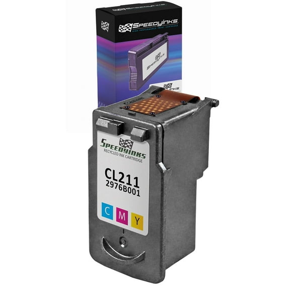 Speedy Inks Remanufactured Ink Cartridge Replacement for Canon CL-211 (Color) Compatible w MP240 MP480 MX330 MP490 MP250 MX320 iP2702 MX350 iP2700 MP270 MX340 MP280 MP495 MX410 MX420 MX360 MP499 MP230