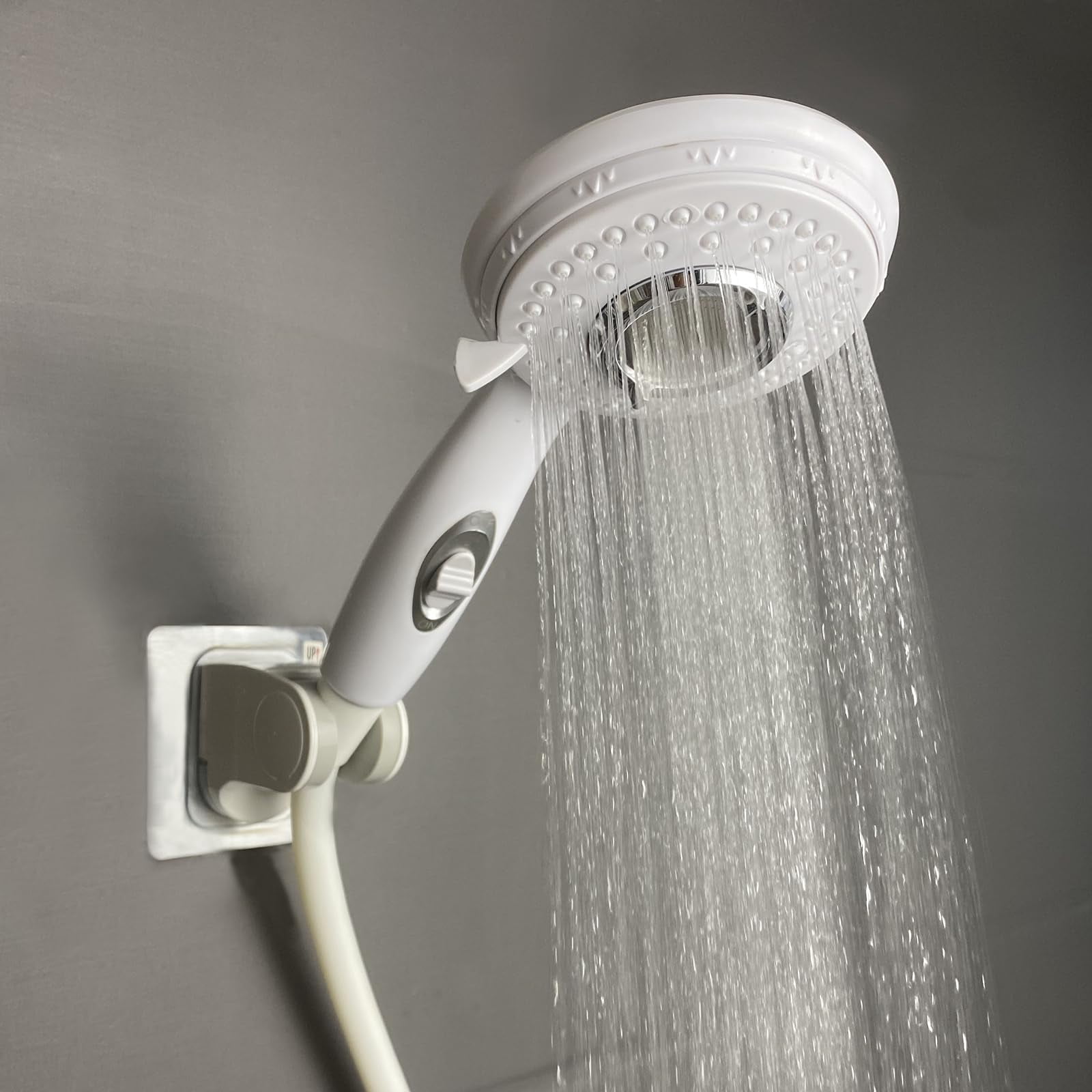 RV Accessories RV Shower Head with Hose and on off switch High pressure shower head replacement for Bath room,RV,Motor home,Boat,Travel Trailer and Camper, with Stainless Steel 60'' Hose and bracket