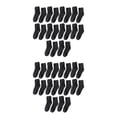 thumbnail image 3 of Ruiboury 10piece Elastic Fit For All Feet Shape Extra Thick Socks For Breathability Sweat-absorbing Breathable Exquisite Craft Deep Grey 2Set, 3 of 6