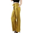 thumbnail image 4 of Hat and Beyond Women's Fashion Palazzo Pants with Stripe Pattern, 4 of 7