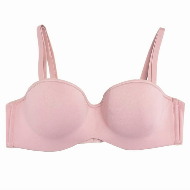 Brasier Fruit Of The Loom para Dama, Strapless Liso Rosa Talla 32B