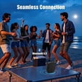 thumbnail image 2 of Portable Mini Bluetooth Speaker, Wireless Speaker, Bluetooth 5.3, Black Wireless Speaker for Home, Party, Outdoor, Travel, 2 of 7