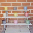 thumbnail image 3 of LUBANHAND Vintage Display Riser, Earring Display Stands, Showcase Cascading Merchandise Organizer Tray Vendor Display Supplies for Tabletop Shows Solid Wood (3tier), 3 of 6