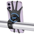 thumbnail image 1 of Universal 360° Rotatable Bike Phone Mount for iPhone 14/13/Pro Max/Pro/Mini/12/11/XS - Silicone Bicycle Cell Phone Holder, 1 of 4