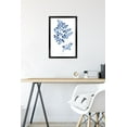 thumbnail image 6 of Jean Plout - Indigo Botanical Adiantum Assimle Wall Poster, 14.725" x 22.375" Framed, 6 of 6