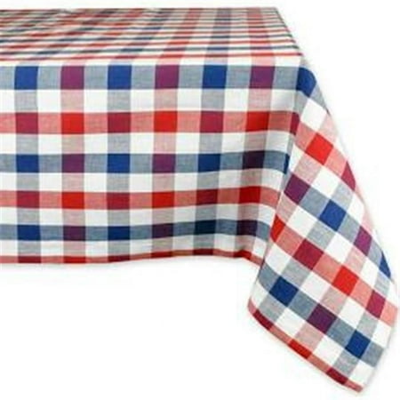 

Red & Blue Check Tablecloth 60X84 inch