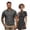 Black Polka Dot, variant on Binienty Ditsy Floral Golf Clothing Set for Couple Breathable Stretch Fabric Summer Golf Outfit Set Men's Shirt Women's Short Sleeve Skirt Lightweight Golf Course Wear for Daily