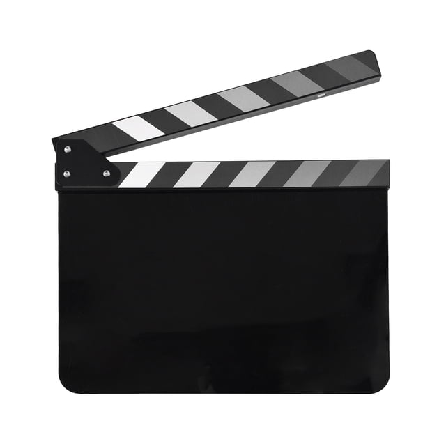 Acrylic Clapperboard Film Clapboard Movie Director's Slate Cut Action Scene