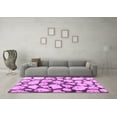 thumbnail image 3 of Ahgly Company Indoor Rectangle Abstract Pink Contemporary Area Rugs, 8' x 12', 3 of 4