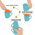 thumbnail image 5 of ELYPRO Organizadores de Tazas de Café y Organizador de Estantes para Gabinetes de Cocina - Organización de Armarios y Despensas Dispositivo Apilable Expandible para Tazas de Té y Tazas de Café Ahorre, 5 of 5