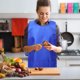 thumbnail image 2 of Delantal unisex con lazos laterales Delantal de chef Delantales de cocina Delantal artístico Delantal de limpieza para el trabajo Cocina Hornear Cocinar y limpiar, 2 of 5