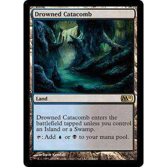 MtG 2011 Core Set Rare Drowned Catacomb #224