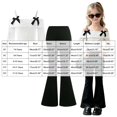 thumbnail image 5 of mgoYE Girls 2 Piece Outfit One-Shoulder Long Sleeve Top with Flared Pants, 5 of 9