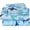 Blue Marine Organisms, variant on Viviland 3 Pieces Girls Light Purple Twin Sheet Set - Soft Microfiber Fitted Flat Sheets & Pillowcase - Butterfly Floral Printed Bedding Sets