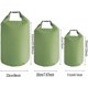thumbnail image 3 of 3 bolsas impermeables, bolsa impermeable, ligera, para snorkel y a la deriva, color verde militar (5 L, 10 L y 20 L), 3 of 5
