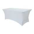 thumbnail image 2 of Stretch Table Cover for Rectangular Tables - Elastic Fitted Tablecloth for Folding Tables, Wrinkle Resistant, Durable Table Protector for Parties, Weddings, Banquets & Events, 2 of 8