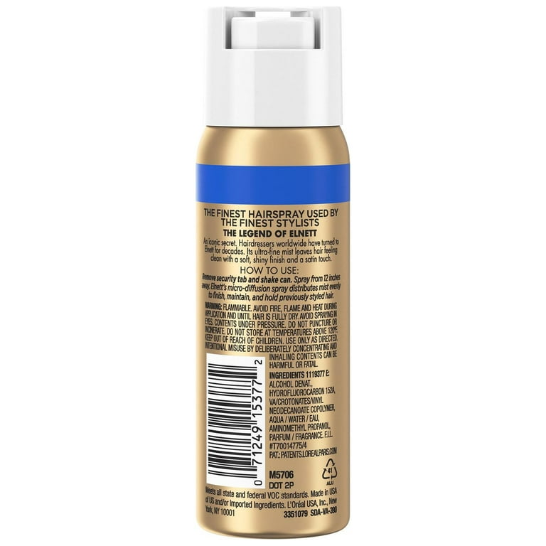 Dropship L'Oreal Paris Elnett Satin Extra Strong Hold Hairspray, Humidity  Resistant, 2.2 Fl Oz to Sell Online at a Lower Price