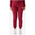 thumbnail image 1 of True Religion Womens Horseshoe Metallic Logo Casual Sweatpants, Red, X-Small, 1 of 1