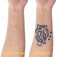 thumbnail image 3 of Etiquetas Engomadas Del Tatuaje 2 uds 3D dibujos animados tatuaje moda agua transferencia tatuaje pegatina no tóxico para fiesta Wdftyju Libre de BPA, 3 of 4