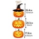 thumbnail image 1 of 1pc, Spooky Halloween Party Decorations - Pumpkin Bat Door Hanging, Ghost Festival Scene Layout, and Hanging Pendant Decorations, 1 of 5