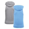 thumbnail image 3 of COOFANDY Men's 2 Pack Workout Hooded Tank Tops Bodybuilding Muscle Cut Off T Shirt Sleeveless Gym Hoodies, 3 of 7