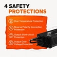 thumbnail image 2 of Cargador de batería LiTime 80A 12V LiFePO4 con ventilador de enfriamiento inteligente, 2 of 7