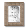thumbnail image 2 of ArtToFrames 6" x 8" Ornate Silver with Bead Picture Frame, 6x8 inch Silver Wood Poster Frame (WOM-5076), 1 Pack, 2 of 6