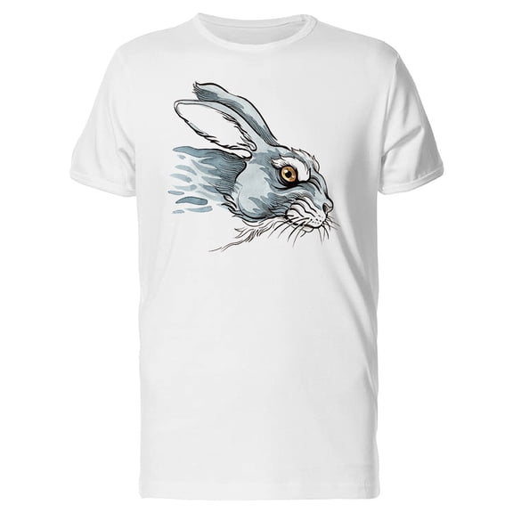 Angry Rabbit In Watercolor Tee Men's -Image by Shutterstock