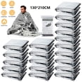 thumbnail image 1 of Emergency Blanket Outdoor Survival First Aid Kit Windproof Insulated Lifesaving, 1 of 1