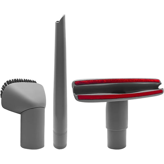 3 Pack Crevice Tool, Dust Brush and Upholstery Tool Attachment Compatible with Shark Navigator Lift-Away Vacuum Cleaner Models NV350, NV351, NV352, NV355, NV356E, NV357, NV360, NV370, UV440