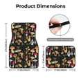 thumbnail image 5 of Yiaed Various Mushrooms Print Carpet Floor Mats for Cars, Auto Accessories Front & Rear Car Floor Mats Car Floor Foot Mat Sets of 4 Pieces, 5 of 7