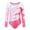 Pink, variant on Girls Ballet Leotard Gym Suit, Long Sleeve Stretchy Onesies Bodysuit Colorful Dancewear for Dance Class, Gymnastic Exercise