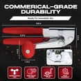 thumbnail image 2 of Commercial Can Opener Heavy Duty - Manual Hand Crank for Large Cans with Anti-Slip Grip - Stainless Steel Restaurant Can Opener Manual for Seniors, Kitchen, Bars & Food Trucks - 90056, 2 of 4