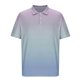 thumbnail image 5 of Blusa y camisa de manga corta con cuello vuelto para hombre, informal, de moda, de color liso, con botones, solapa y hebilla de gancho, camiseta de manga corta de poliéster para hombre., 5 of 5