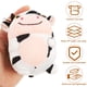 thumbnail image 2 of FELTECHELECTR Llavero de vaca de peluche, mochila colgante, llavero de vaca de dibujos animados para niños, 2 of 6