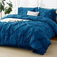 thumbnail image 1 of Cozylux Juego De Edredón Completo – 7 Piezas De Cama En Una Bolsa, Juegos De Cama Plisados ​​Con Edredón Para Todas Las Estaciones, Sábana Bajera Ajustable Y Fundas De Almohada Y Fundas De Almohada, 1 of 1