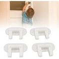thumbnail image 5 of 4Pcs Door Lever Lock Cabinets Children Locks AntiTheft Strap Protection Lock Drawers Doorknob Safety Lock Security Baby Childproof Door Lever Locks for Kid Keys & Locks, 5 of 5